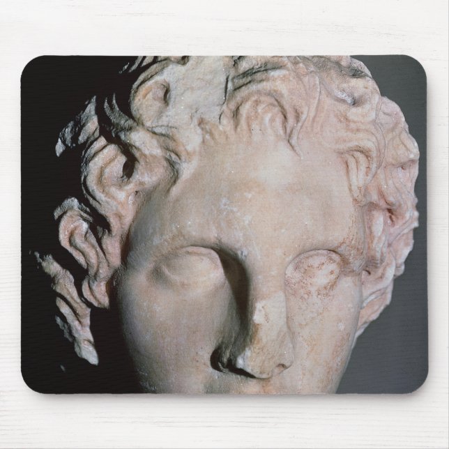 Kopf von Alexander der Große Mousepad (Vorne)