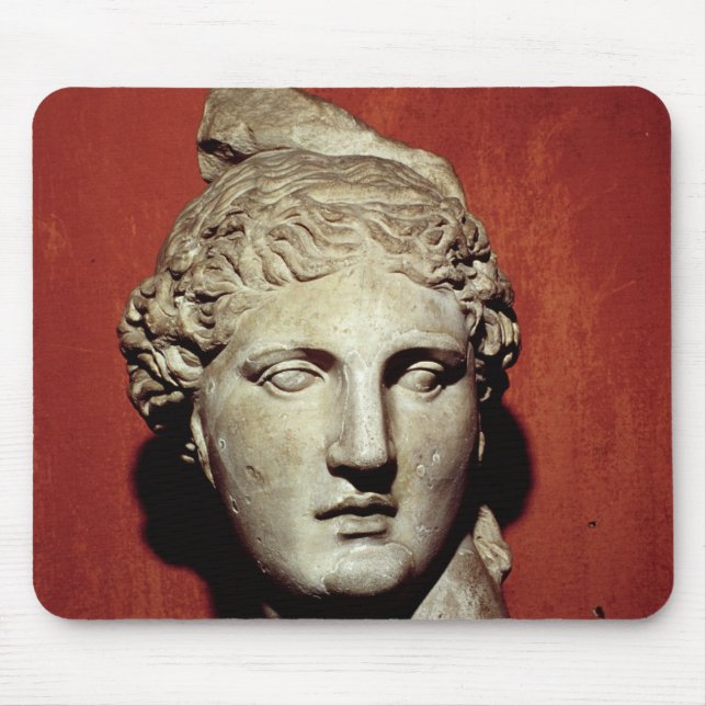 Kopf von Apollo von Ephesus Mousepad (Vorne)