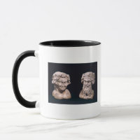 Kopf von Bacchus und Satyr von einer hermatic