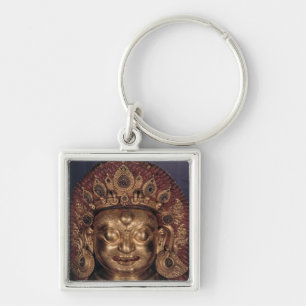 Kopf von Bhairava, Ende des 17. Jahrhunderts Schlüsselanhänger