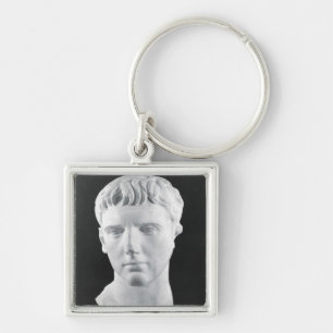 Kopf von Caesar Augustus Schlüsselanhänger