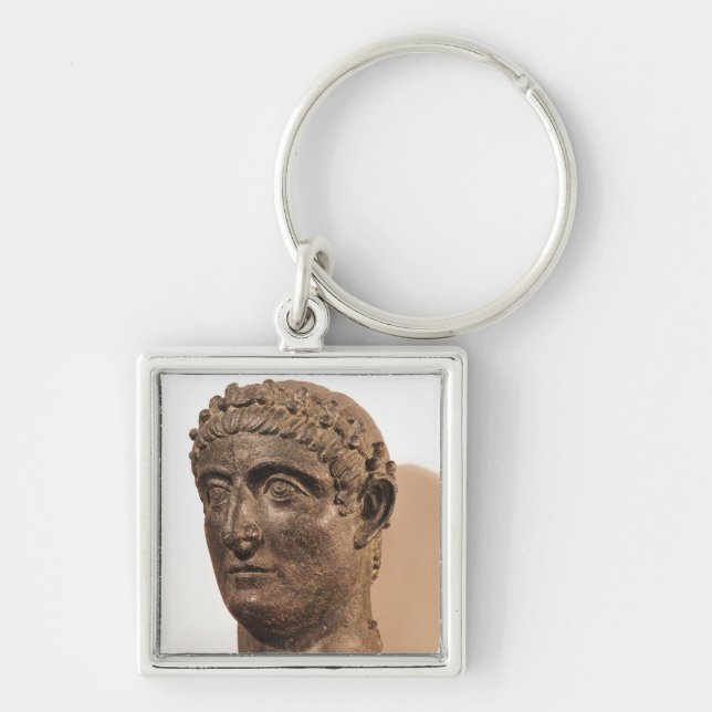 Kopf von Constantine das große Schlüsselanhänger (Vorne)