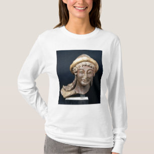 Kopf von Hermes pilos tragend T-Shirt