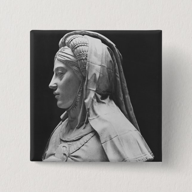 Kopf von Mäßigkeit Button (Vorderseite)