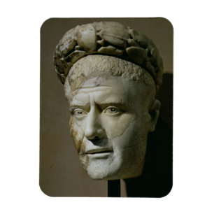 Kopf von Philip der arabische, römische Kaiser Magnet