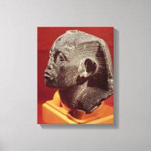 Kopf von Sesostris III, von Medamud nahe Leinwanddruck