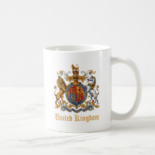 KOPF VON WAFFEN DES VEREINIGTEN KÖNIGREICHS KAFFEETASSE