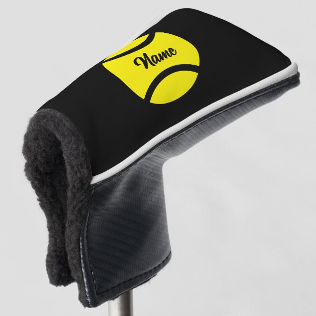 Kopfbedeckung des Golfplatzes mit Logo für Tennisb Golf Headcover (3/4 Vorderseite)