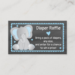 Kopfbrett Elephant Baby Boy Dusche Windeln Windeln Begleitkarte