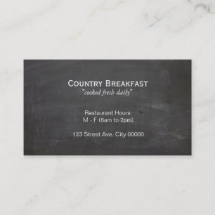 Kopfbrett Visitenkarte