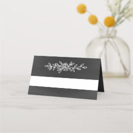 Kopfbrettausehen Hochzeitgefaltete Platzkarte