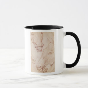 Köpfe der Pferde, vom Vallardi Album Tasse