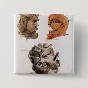 Köpfe der schlechten Dämonen Button