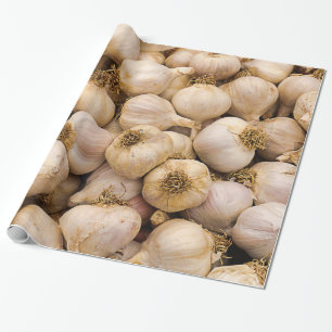 Köpfe des Knoblauchs Geschenkpapier
