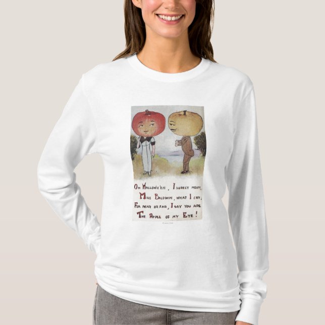 Köpfe Halloweens GreetingApple T-Shirt (Vorderseite)