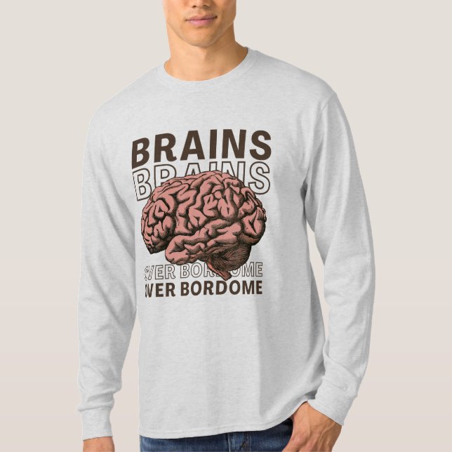 Köpfe statt Langeweile T-Shirt (Vorderseite)