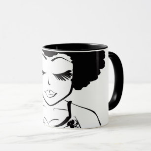 Köpfe verbeugte Tasse