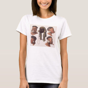 Köpfe von Botocudos amerikanischem Ureinwohner T-Shirt