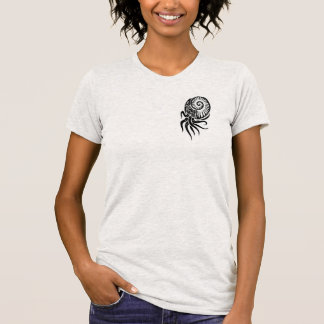 Kopffüßer-Entwurfs-Shirt der Frauen Stammes- T-Shirt