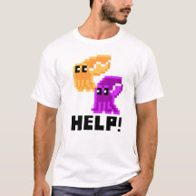 Kopffüßer-Gefahr "Hilfe!" Der T - Shirt der