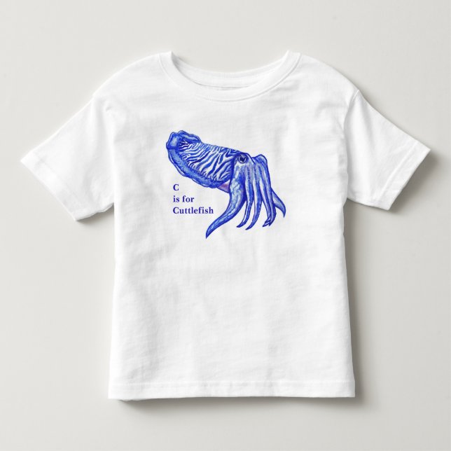 Kopffüßer-Grafik-Baby und der T - Shirt der Kinder (Vorderseite)
