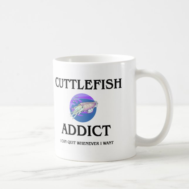 Kopffüßer-Süchtiger Kaffeetasse (Rechts)