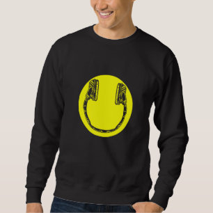 Kopfhörer Dj Deejay Music Pop Bass Techno Rock Po Sweatshirt