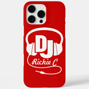 Kopfhörer DJ individuelle Name rot-weiß Grafik title_seo2