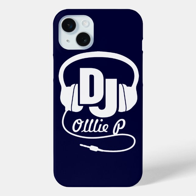 Kopfhörer DJ mit dem Namen blue/white title_seo2 (Rückseite)