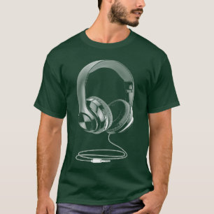 Kopfhörer für Dj Music Boy T-Shirt