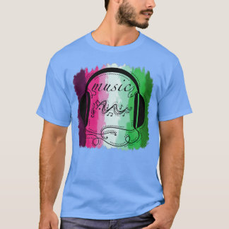 Kopfhörer für dj T-Shirt