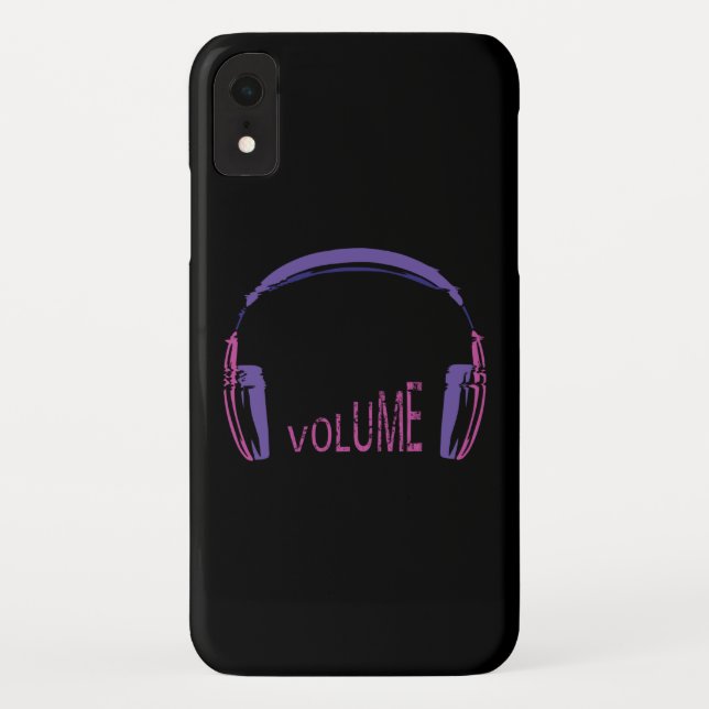 Kopfhörer Lautstärke Case-Mate iPhone Hülle (Rückseite)