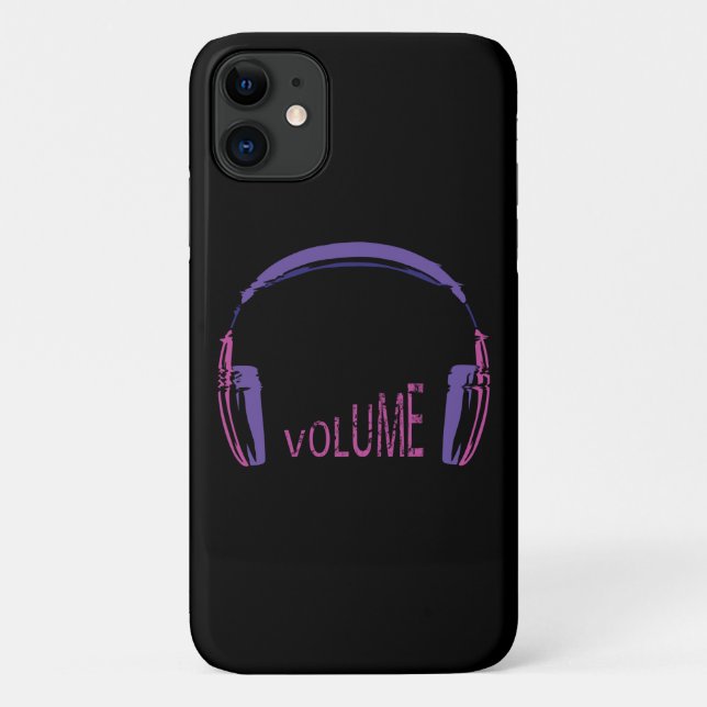 Kopfhörer Lautstärke Case-Mate iPhone Hülle (Rückseite)
