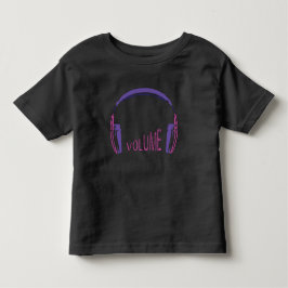 Kopfhörer Lautstärke Kleinkind T-shirt