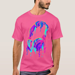Kopfhörer Melden Headphone Musik Lover Musiker T-Shirt