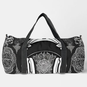Kopfhörer-Modus AI-Kunst Duffle Bag