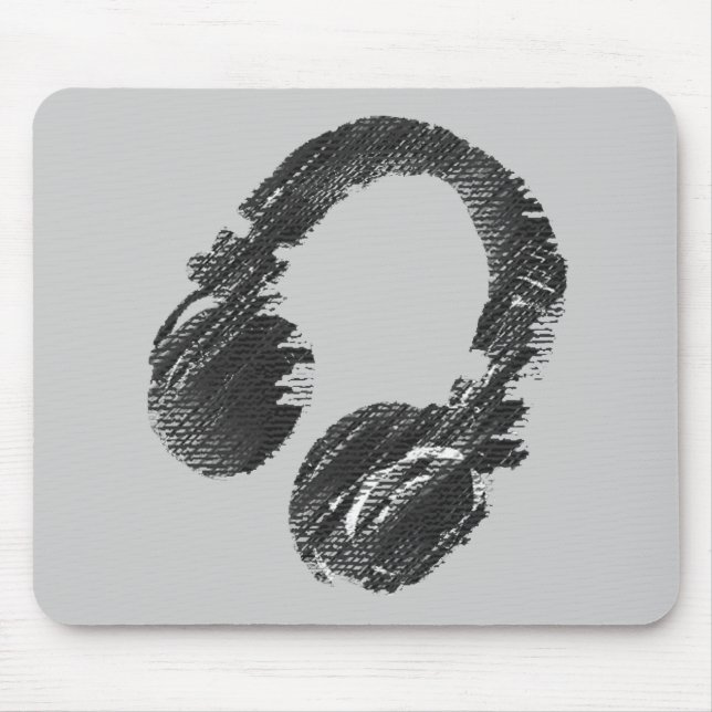 Kopfhörer Mousepad (Vorne)