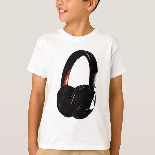 Kopfhörer-Pop Art Kopfhörer T-Shirt