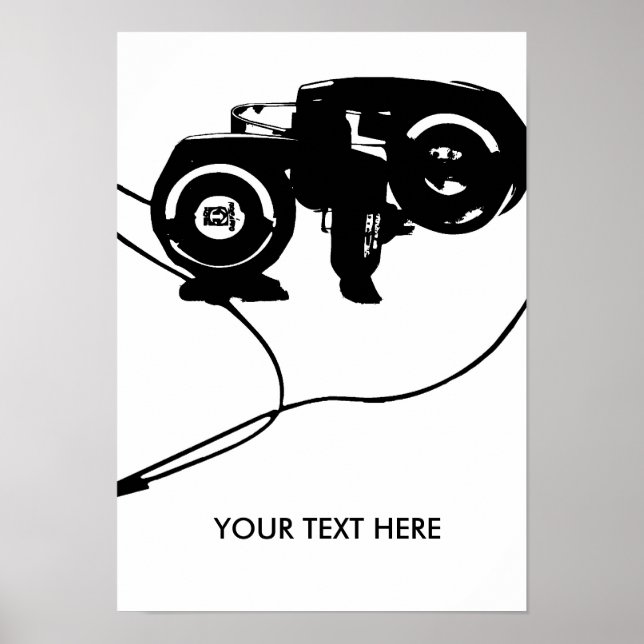 Kopfhörer Poster (Vorne)