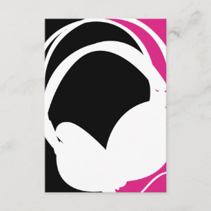 Kopfhörer-Silhouette RSVP-Karte RSVP Karte
