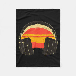 Kopfhörer Sonnenuntergang Entspannende Musik Kopfh Fleecedecke