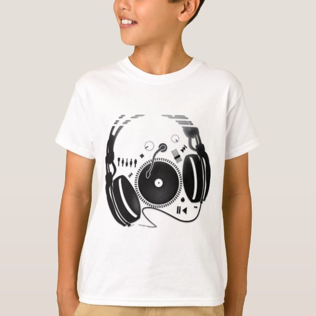 Kopfhörer T-Shirt (Vorderseite)