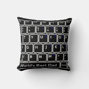Kopfkissen der Tastatur des Computers Kissen