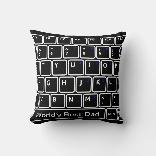 Kopfkissen der Tastatur des Computers Kissen (Vorderseite)