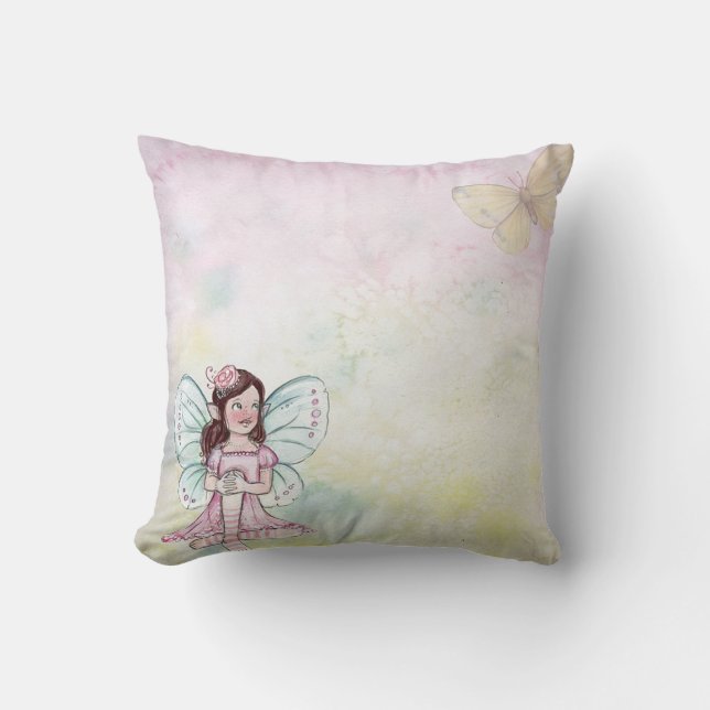 Kopfkissen/Fairy und Schmetterling Kissen (Vorderseite)