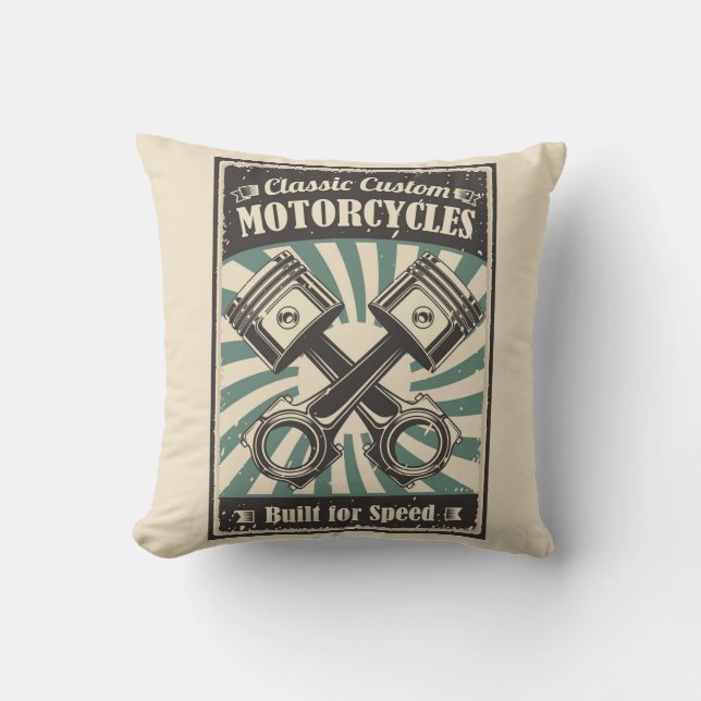 Kopfkissen für dekorative Motorräder Kissen (Vorderseite)