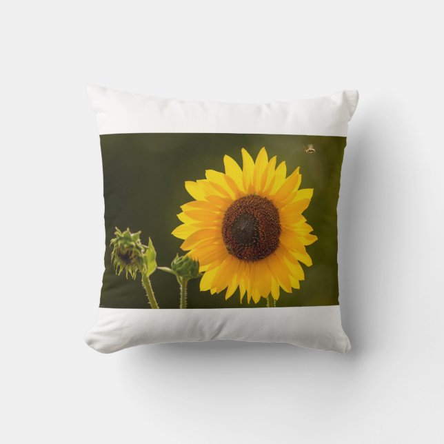 Kopfkissen mit schönen Blumenmuster - nein Kissen (Vorderseite)