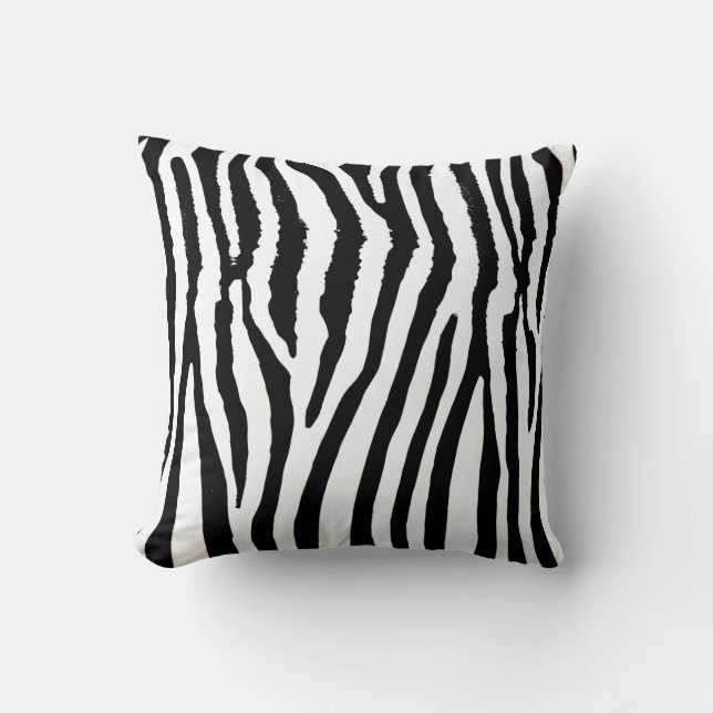 Kopfkissen mit Zebradruck Kissen (Vorderseite)