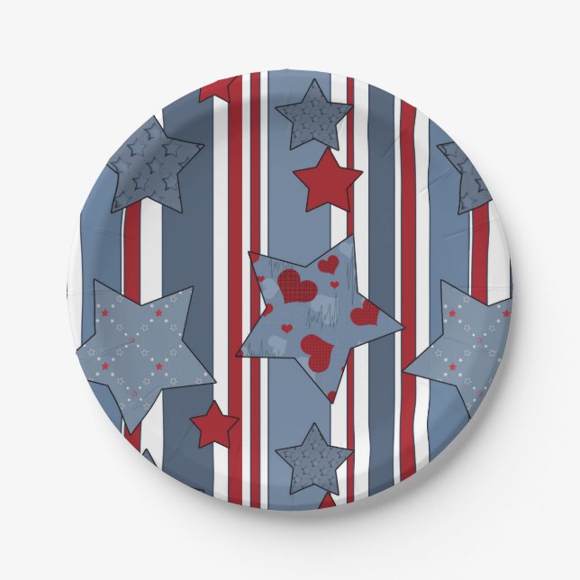 Kopfkissen Pappteller (Vorderseite)