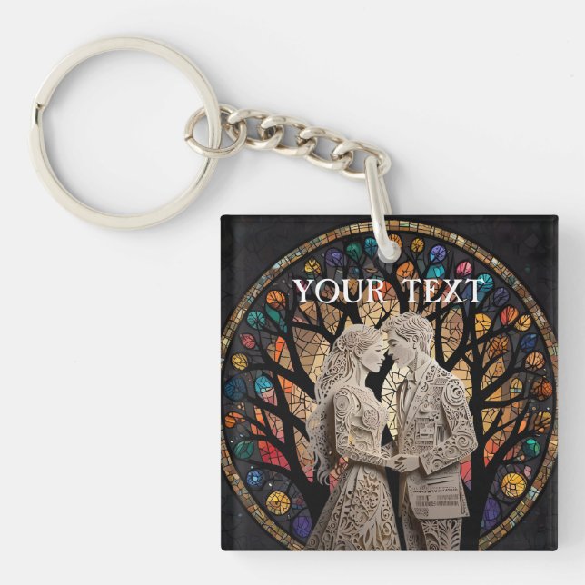 Kopfkissen Schlüsselanhänger (Vorderseite)